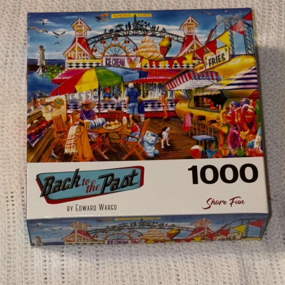 Crazart 1000-Piece Puzzle - Shore Fun Edition NEW Sealed Dented Box